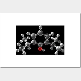 Propofol molecule (C004/1913) Posters and Art